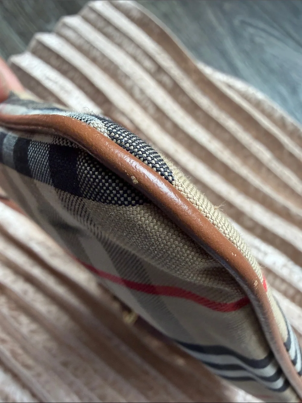 Burberry Checkered Clutch/Crossbody Bag